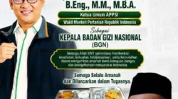 APPSI Banyuasin Ucapkan Selamat kepada Sudaryono, Siap Bersinergi dengan Badan Gizi Nasional