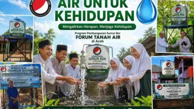Tetes Kepedulian Diaspora: 5 Sumur Bor FTA Alirkan Harapan di Aceh