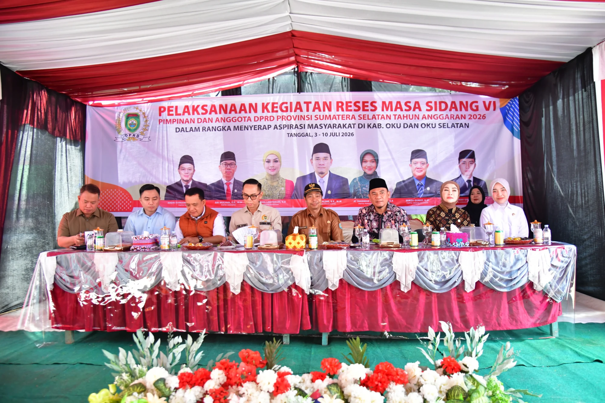 DPRD Sumsel Dapil V saat Reses
