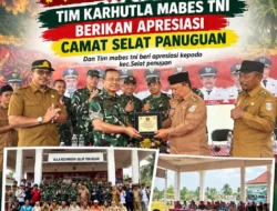 Selat Penuguan Bebas Api, Tim Karhutla Mabes TNI Beri Penghargaan Khusus